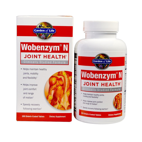 Wobenzym N 200 Tabs Garden of Life, Inflammation, Joint Support