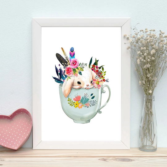 Picture Frame Painting Print on Wood