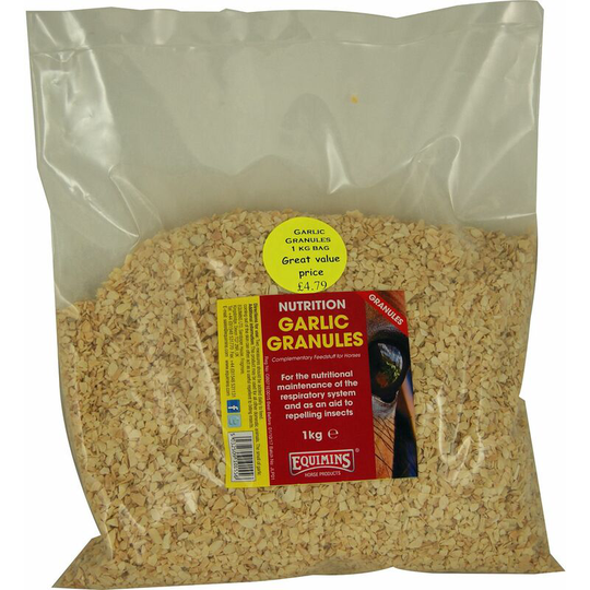 Garlic Granules - 1 Kg Refill Bag - 155 - Equimins
