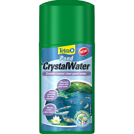 Tetra Pond Crystal Water, Effectively Clears Dirty Pond Water, 250 ml