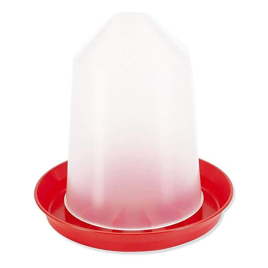 Savic Aviary Feeder For Pigeons/Chickens (6L) (Red/White) - Red/White