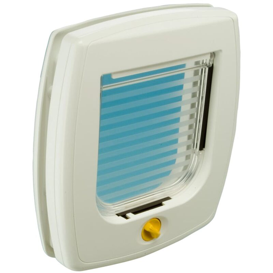 4-Way Manual Cat Flap Swing 3B White 72102011 Ferplast White