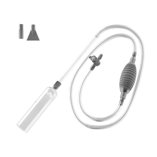 Tinor - Aquarium Vacuum Pump, Aquarium Pump, Aquarium Air Pump, 8.5ft with Flow Control Valve, Gravel Water Filter Siphon Hose, Ideal for 100-300L