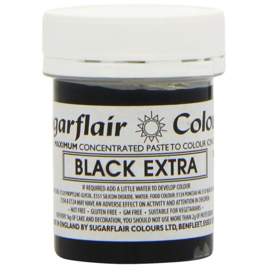 Sugarflair Maximum Concentrated Paste Black Extra