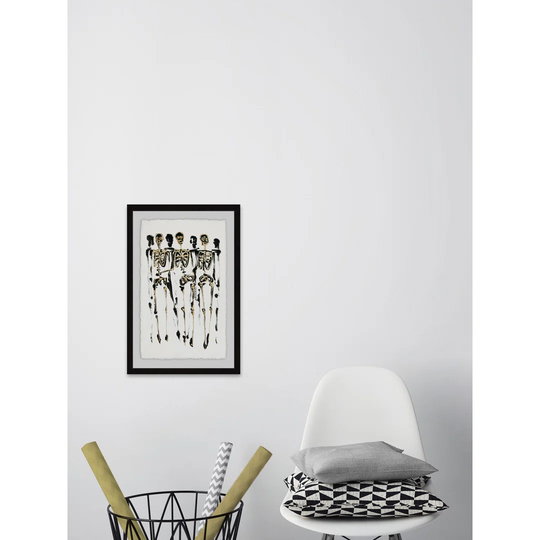 Golden Bones by Julia Posokhova - Picture Frame Painting Print on Paper