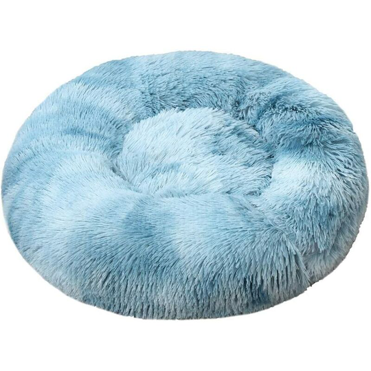 Baskets Dog bed, pet bed, cat bed, dog sofa, cat sofa, fluffy pillow, soft and washable for cats and dogs tie-dye royal blue 50cm