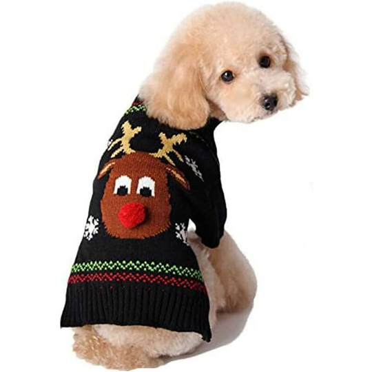 Dog Sweaters, Dog Winter Sweater, Christmas Pattern Sweater, Winter Knitted Coat, Pet Clothes, Fashion Sweater, Dog Gift, XS
