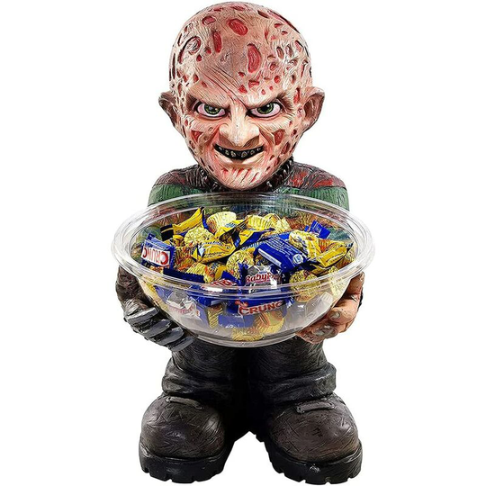 Echoo - Halloween Candy Bowl, Garden Gnome Decoration, Fun Candy Bowl For Treats Or Candy, c