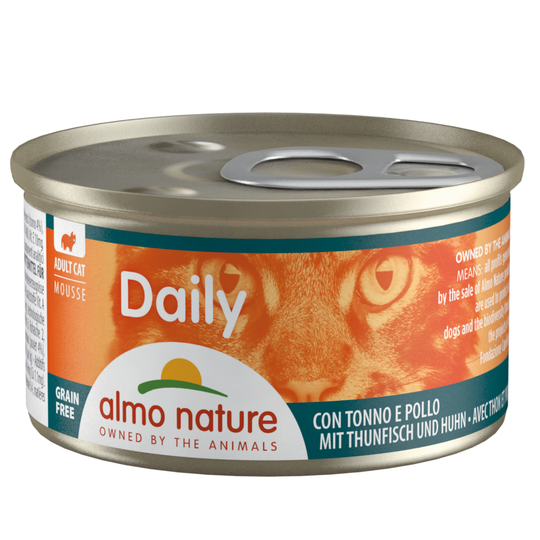 Almo Nature Daily Menu 6 x 85g - Mousse with Tuna & Chicken