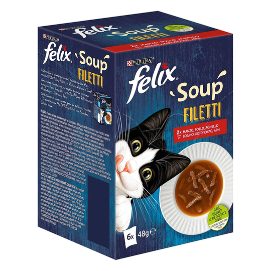 Felix Soup Tender Strips Saver Pack 48 x 48g - Farm Selection