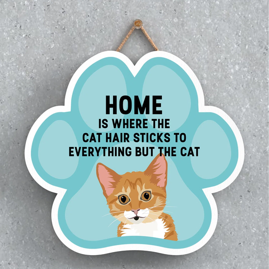 Cat 10 Home Cat Hair Sticks To EverythingWall Décor
