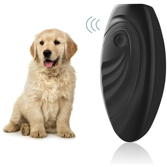 Thsidne New ultrasonic dog repeller dog trainer Black