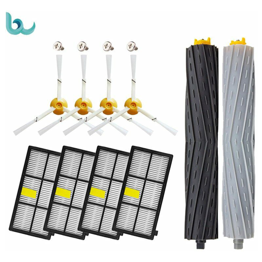 Accessories Kit for iRobot Roomba 860 980 Series, Sweeping Robot Accessories 860 980 Brush Filter Roller Side Brush Set Haipa