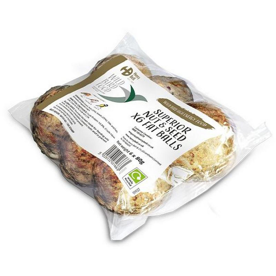 Henry Bell - Superior Fat Balls Bird Treat (Pack of 6) (One Size) (May Vary) - May Vary