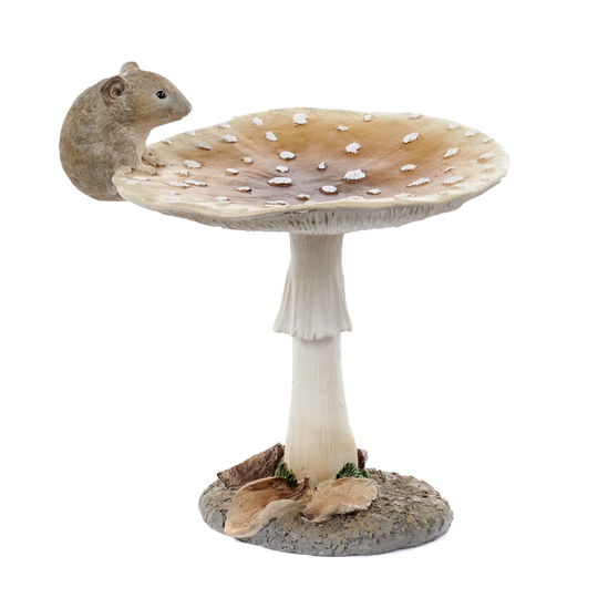 Mushroom Decorative Bird Feeder