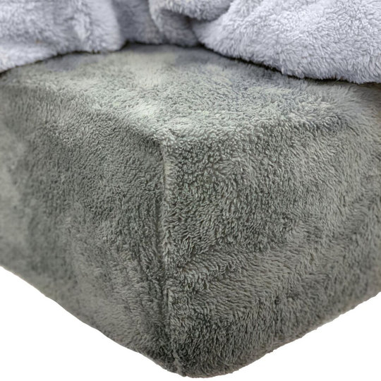 (Charcoal Grey, Double) Brentfords Teddy Fitted Sheet Brentfords Teddy Fleece Fitted Sheet Thermal Warm Single Double King Bedding NEW Brentfords Tedd