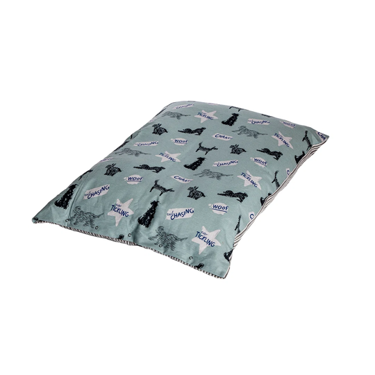 Battersea Playful Pillow in Blue