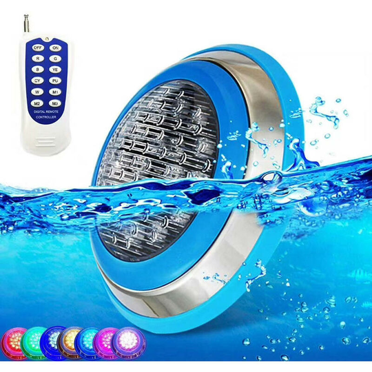 45W Multi-Color rgb led Swimming Pool Lights, Waterproof IP68 Swimming Pool Light Submersible Para Underwater Decoration, AC/DC12V