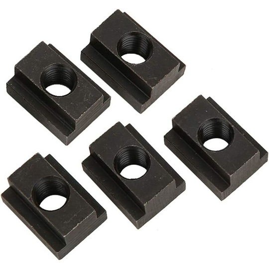 5Pcs M12 T-Slot Nuts, T-slot Nut Thread, with Black Oxide Finish