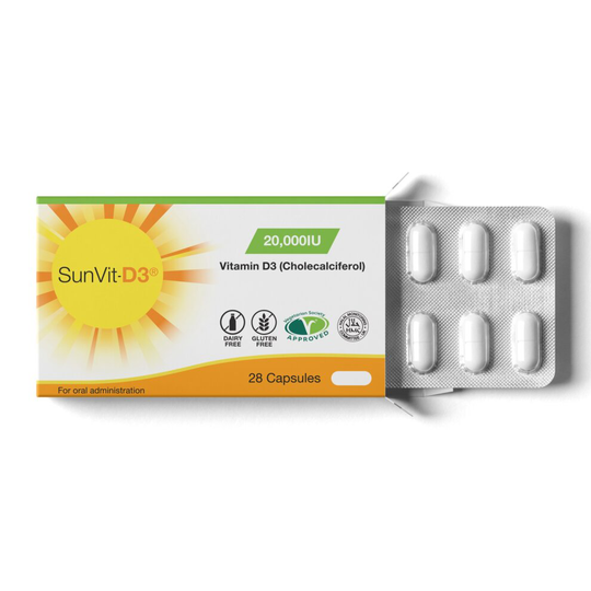 Vitamin D Capsules - 20,000IU Immune Supplements - High Strength