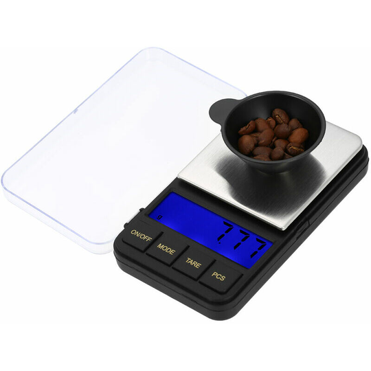 Echoo - 500g/0.01g High-precision Pocket Scale Accurate Jewelry Scale Kitchen Scale Mini Food Scale Electric Kitchen Scale Baking Scale,model: 500g