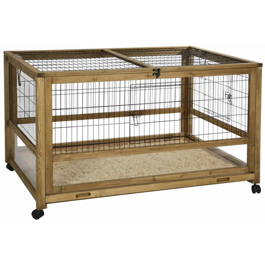 Kerbl Small Animal Cage for Indoor Space 116 x 75 x 70cm Wood Brown