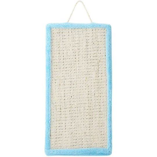Cat Scratcher, Cat Scratch Panel Cat Scratcher Natural Sisal Cardboard Cat Scratching Post Kitten Protection Furniture (blue)