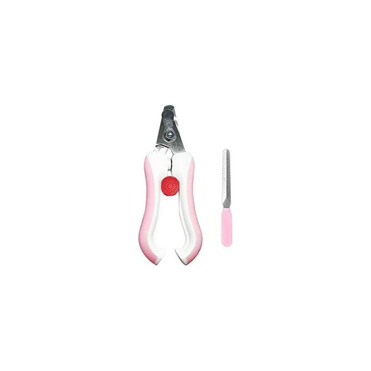 Pet Claw Care Nail Clippers Puppy Cat Parrot Beauty Tool (S,Pink)