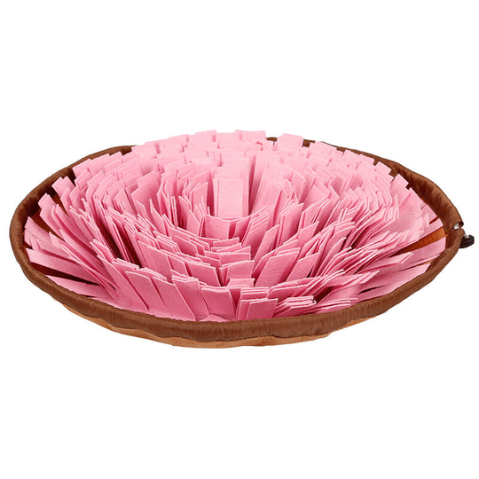 Snuffle Mat for Dogs Interactive Feeding Mat, Dog Toys for Boredom Dog Puzzle Toy for Encourages Pink - Muff