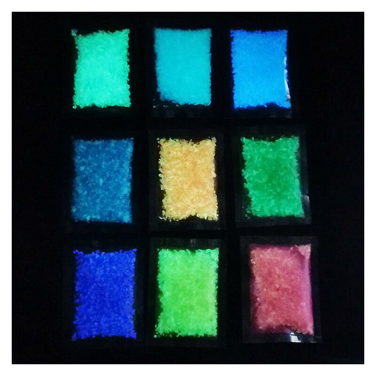10 of Ordinary Luminous Sand Fluorescent Particles Luminous Gravel Blue