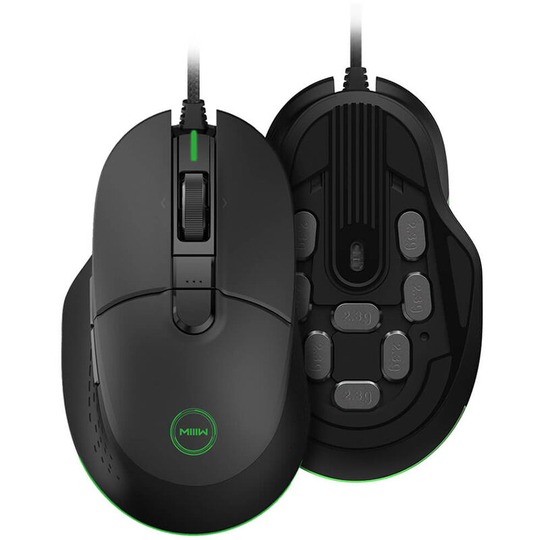 Superseller - miiiw 700G rgb Colorful Wired Gaming Mouse 6 Buttons 7200DPI Ergonomic Gamer pc Mouse