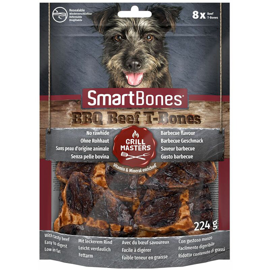 Smartbones Grill Masters T-Bone - 8 Treats T-Bone