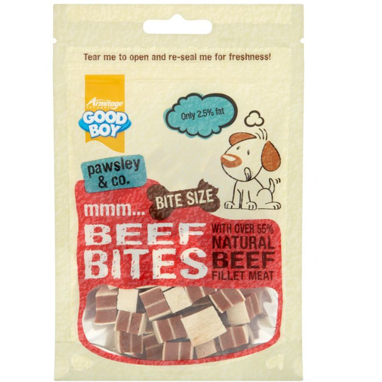 Armitage - Good Boy Deli Beef Bites Dog Treat (65g) (May Vary) - May Vary