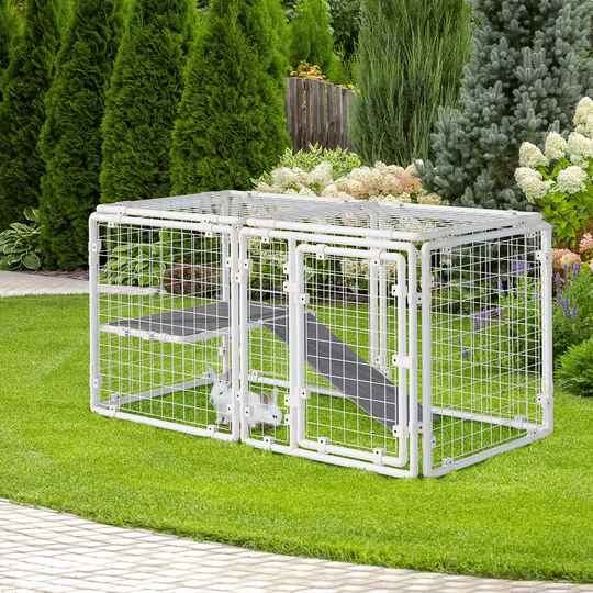 Rabbit Cage with Ramp