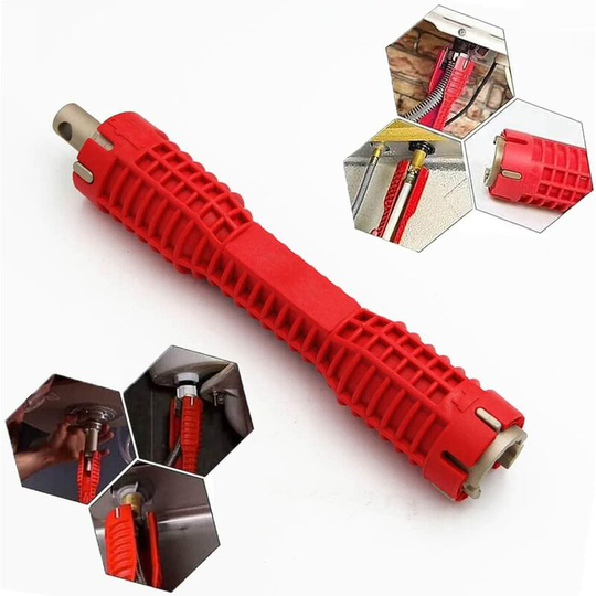 Sun Flowergb - Faucet and Sink Installer Tool (8 in 1) Multifunctional Faucet Wrench Tool Double Head Sink Installer Tool Water Pipe Installer Tool
