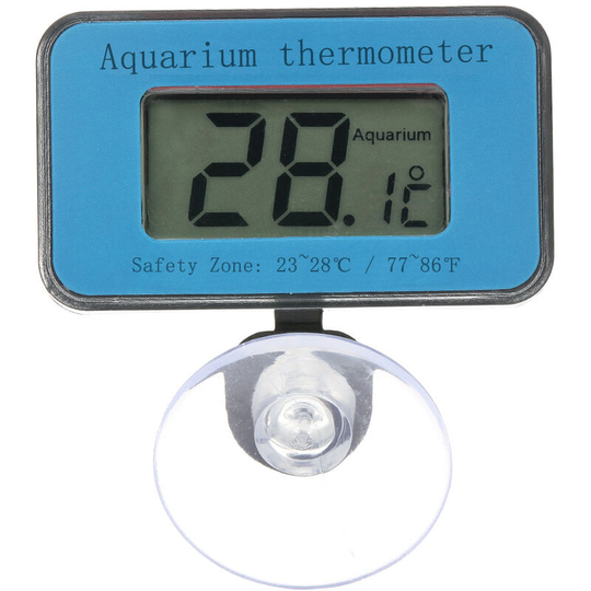 Lifcausal - Digital lcd Aquarium Thermometer with Suction Cup Waterproof Mini Indoor Fish Tank Thermometer Temperature Measurement Display Aquarium