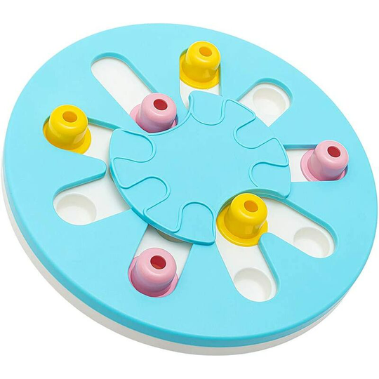 Stimulating Interactive Treat Dispensing Game Toy Box for Puppy Dogs, Advanced Slow Feeder to Improved Dog's iq