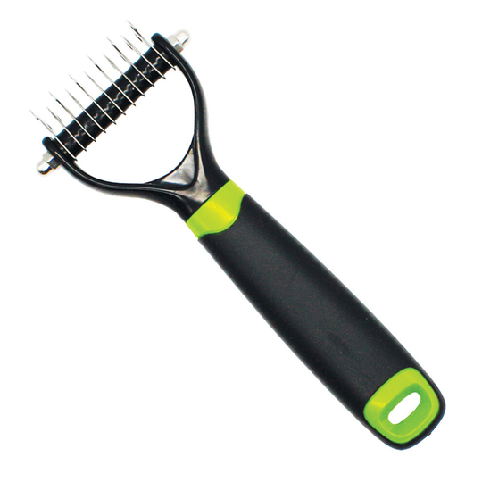 Happy Pet Dog Grooming Maxi Knot Buster De-Matting Detangle Comb Rake Dog Puppy