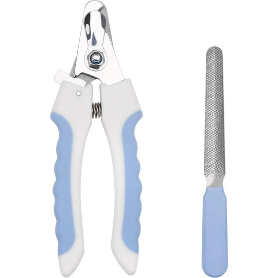 Professional dog nail clippers stainless steel cat nail scissors pet nail clippers with rabbit bird nail file - Litzee