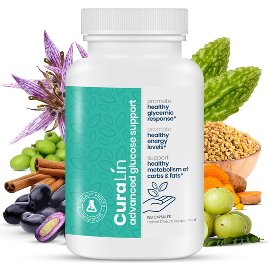 CuraLin by Curalife - 100% Natural | 9 Potent Ingredients | (180 Capsules - 30-60 Day Supply)