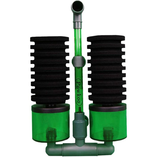 Air filter for aquarium - Filter sponge for shrimps and fish - Up to 200 l