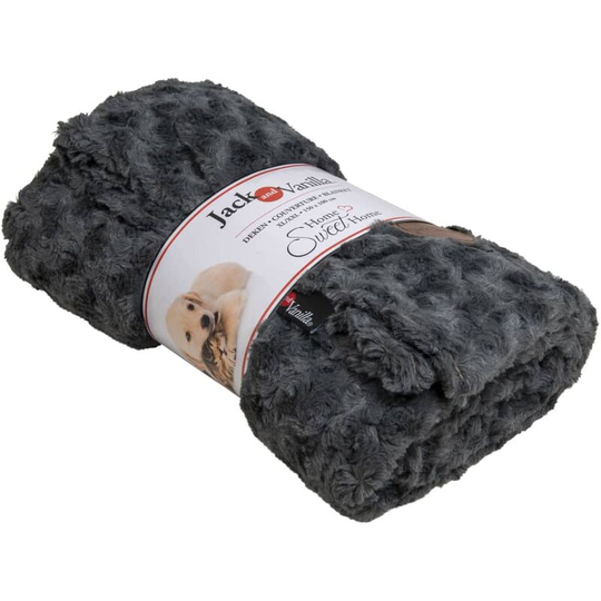Pet Blanket Coal XL-XXL 150x100 cm Jack and Vanilla - Grey