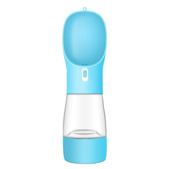 Dog Water Bottle, Portable Dog Kettle, Multifunctional Pet Water Cup for Dogs and Cats (Blue)