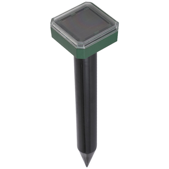 Solar ultrasonic mouse repeller, outdoor led farm solar snake repeller, outdoor animal repeller, square lamp with colorful