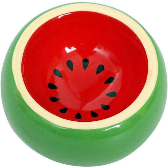 Perle Rare - Hamster Bowl Ceramic Prevent Rocking and Chewing Wonderful Food Dish for Small Rodents Gerbil Hamster Mouse Guinea Pig Australis Hedgehog