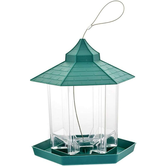 Bird Feeder, Hanging Outdoor Wild Bird Feeder Holding Bird Food