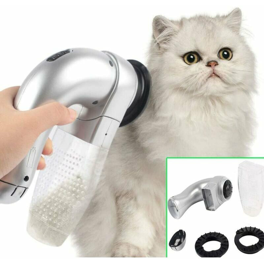 Electric Pet Hair Cleaning Brush, Vacuum Cleaner for Dogs and Cats - Grooming Tool