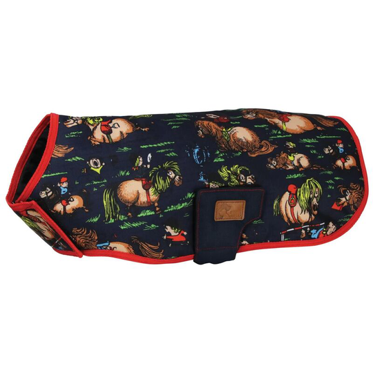 Thelwell Collection Dog Coat (xxl) (Navy/Red) - Navy/Red - Benji&flo