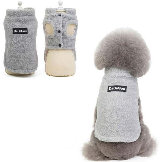 Dog Jacket Vest Winter Coat For Small Medium Dog, Warm Dog Coat Padded Puffer Vest Jacket