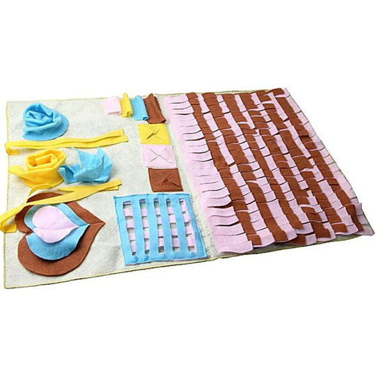 Dog Digging Mat Dog Digging Mat Treat Dog Feeding Mat Dog Sniffing Blanket Light Yellow